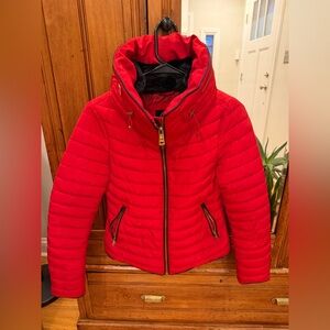 Zara Red Quilted Women's Jacket